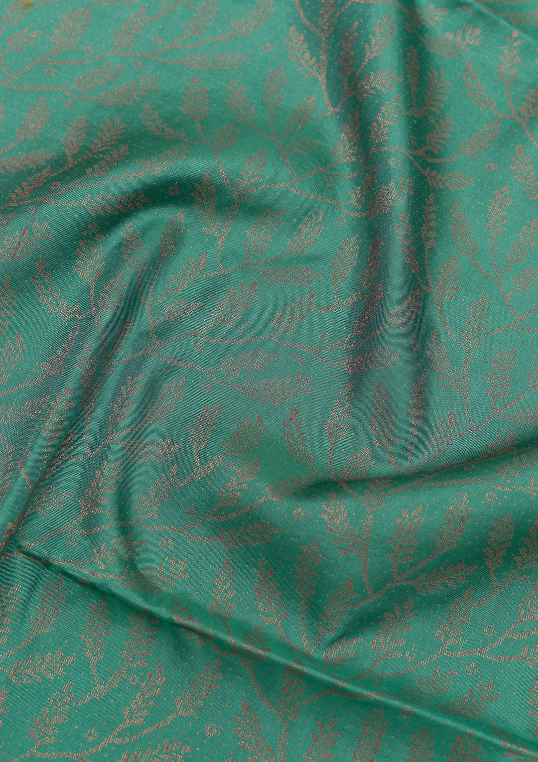 Sea Green Zariwork Pure Silk Saree
