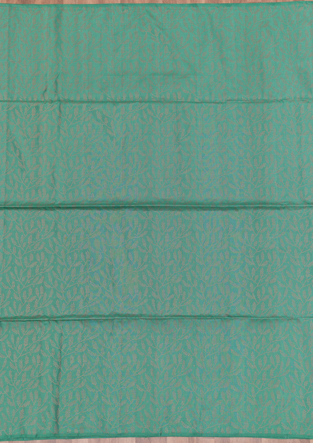 Sea Green Zariwork Pure Silk Saree