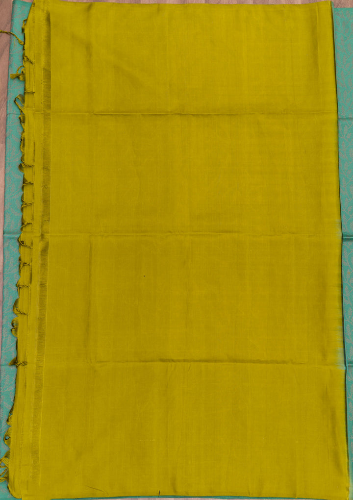 Sea Green Zariwork Pure Silk Saree