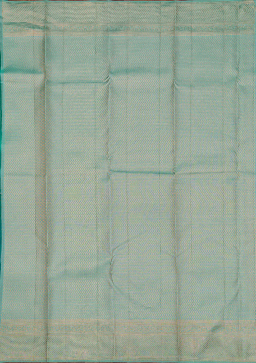 Sea Green Zariwork Pure Silk Saree
