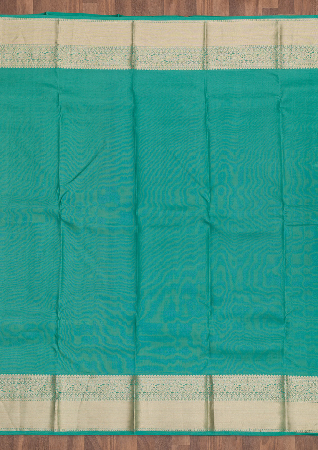 Sea Green Zariwork Pure Silk Saree