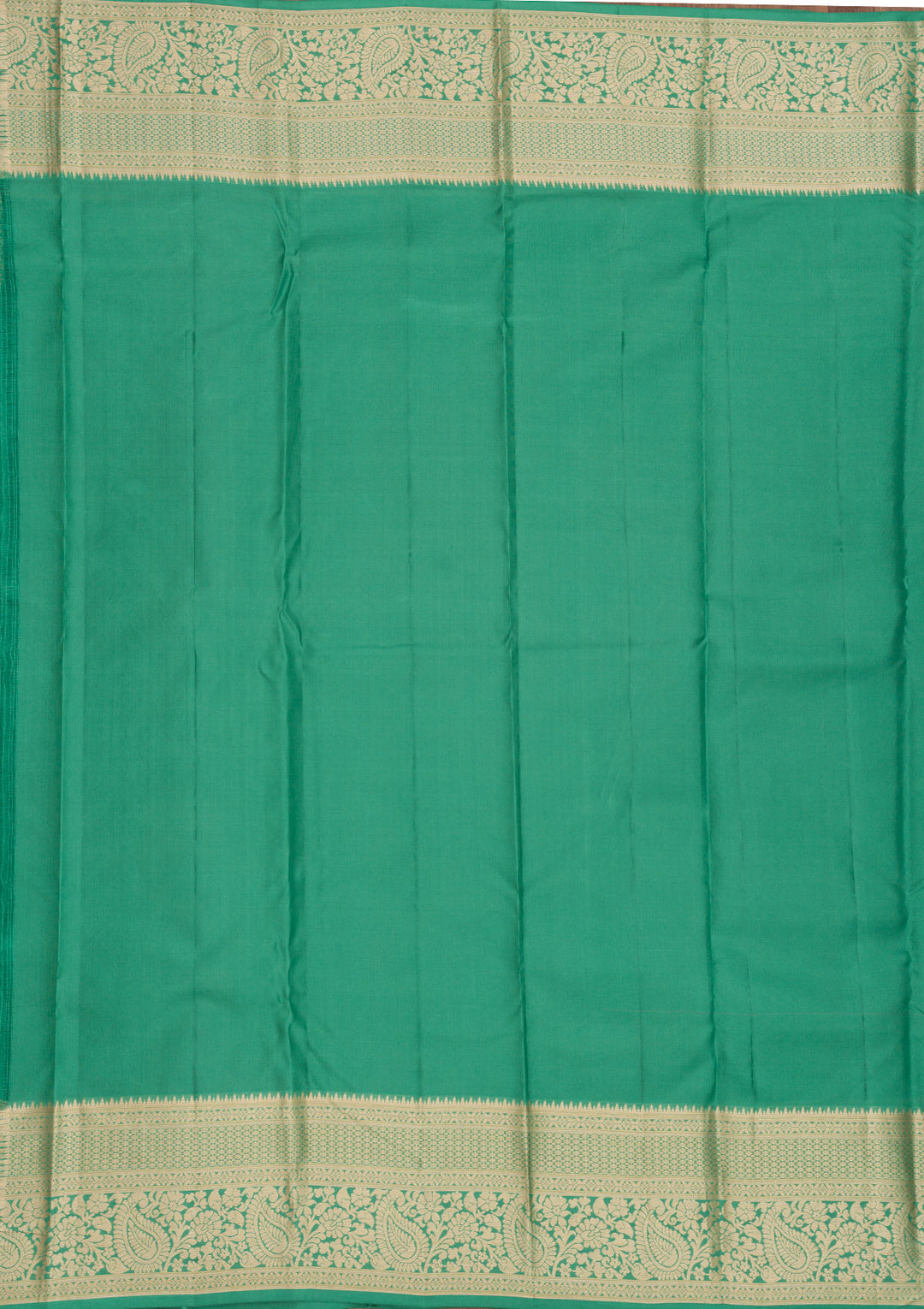Sea Green Zariwork Pure Silk Saree