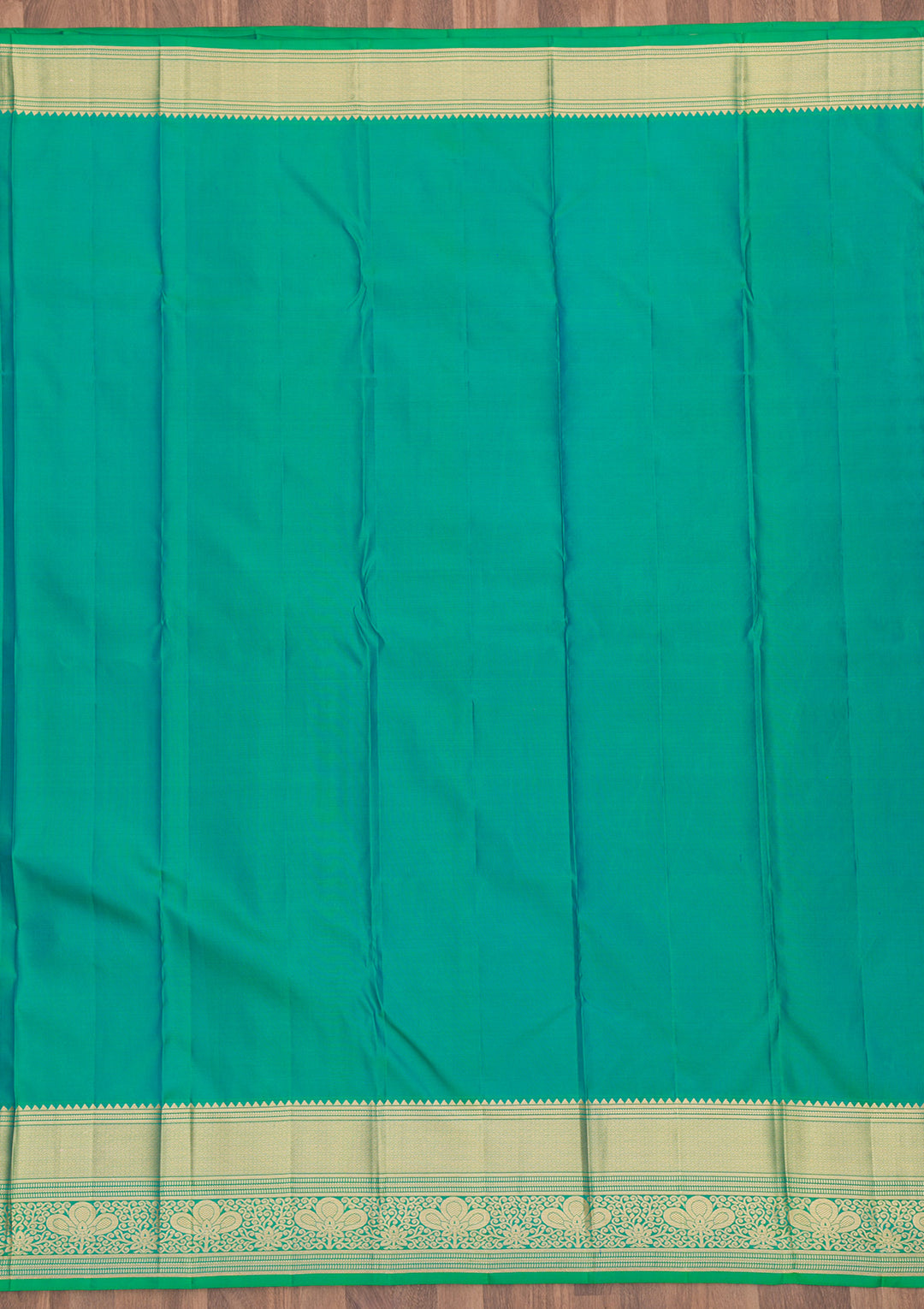 Sea Green Zariwork Pure Silk Saree