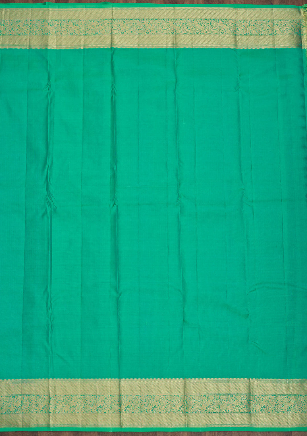 Sea Green Zariwork Pure Silk Saree