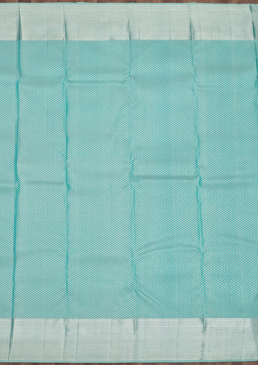 Sea Green Zariwork Pure Silk Saree