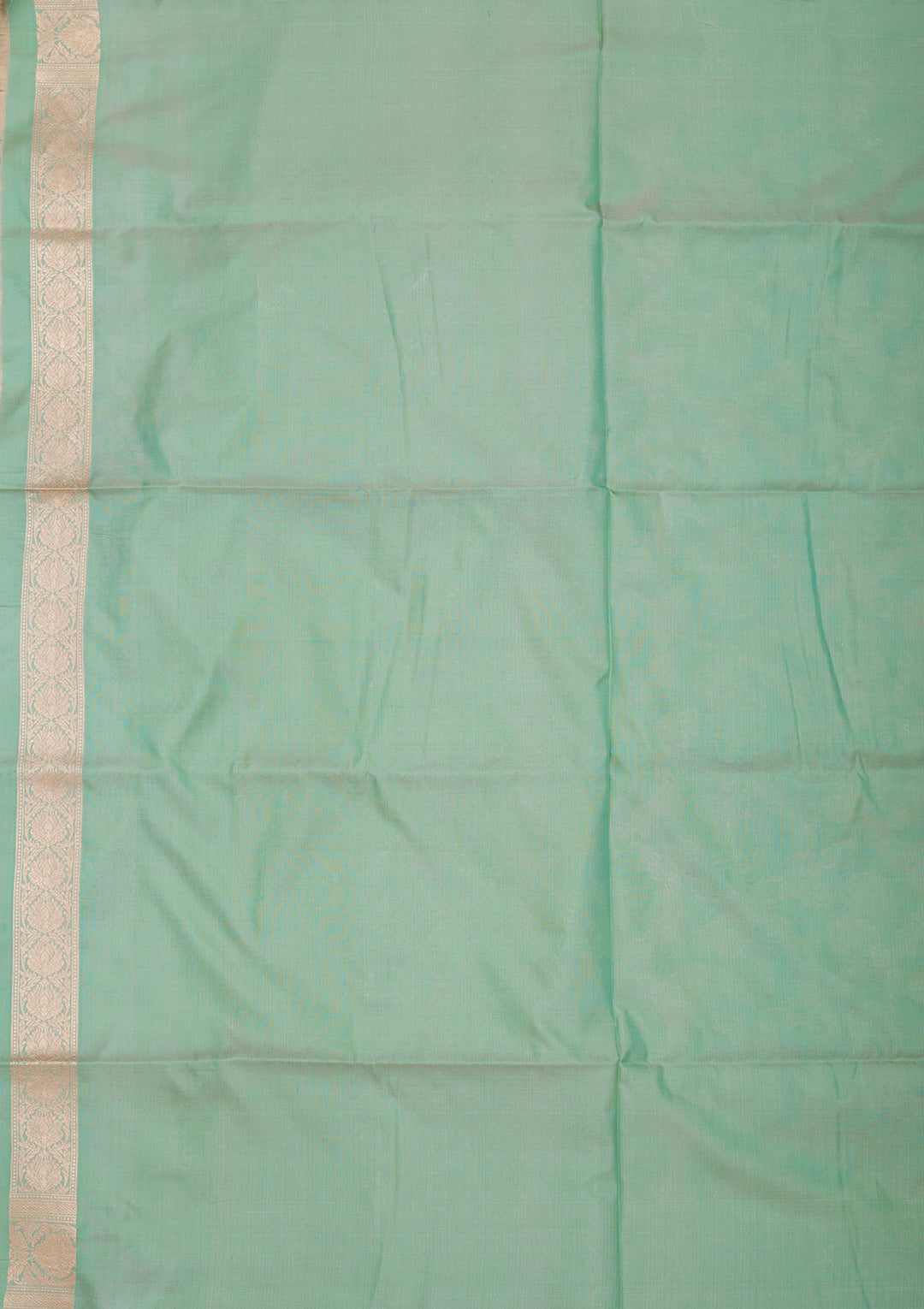 Sea Green Zariwork Pure Silk Saree