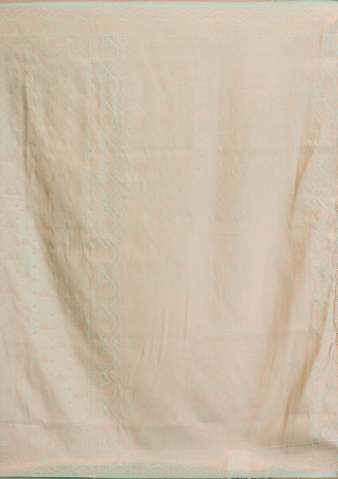 Sea Green Zariwork Soft Silk Saree