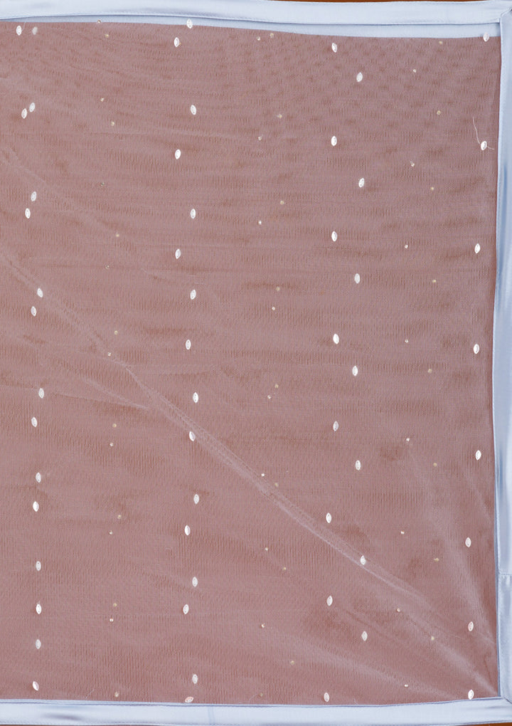 Sky Blue Cutdana Net Readymade Lehenga
