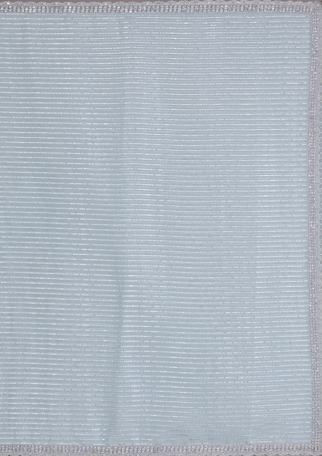 Sky Blue Stonework Georgette Saree