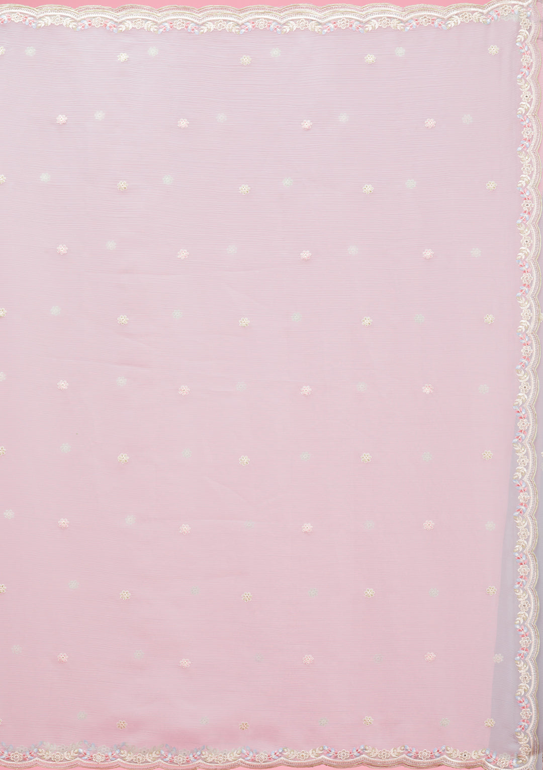 Sky Blue Silver Stonework Tissue Saree