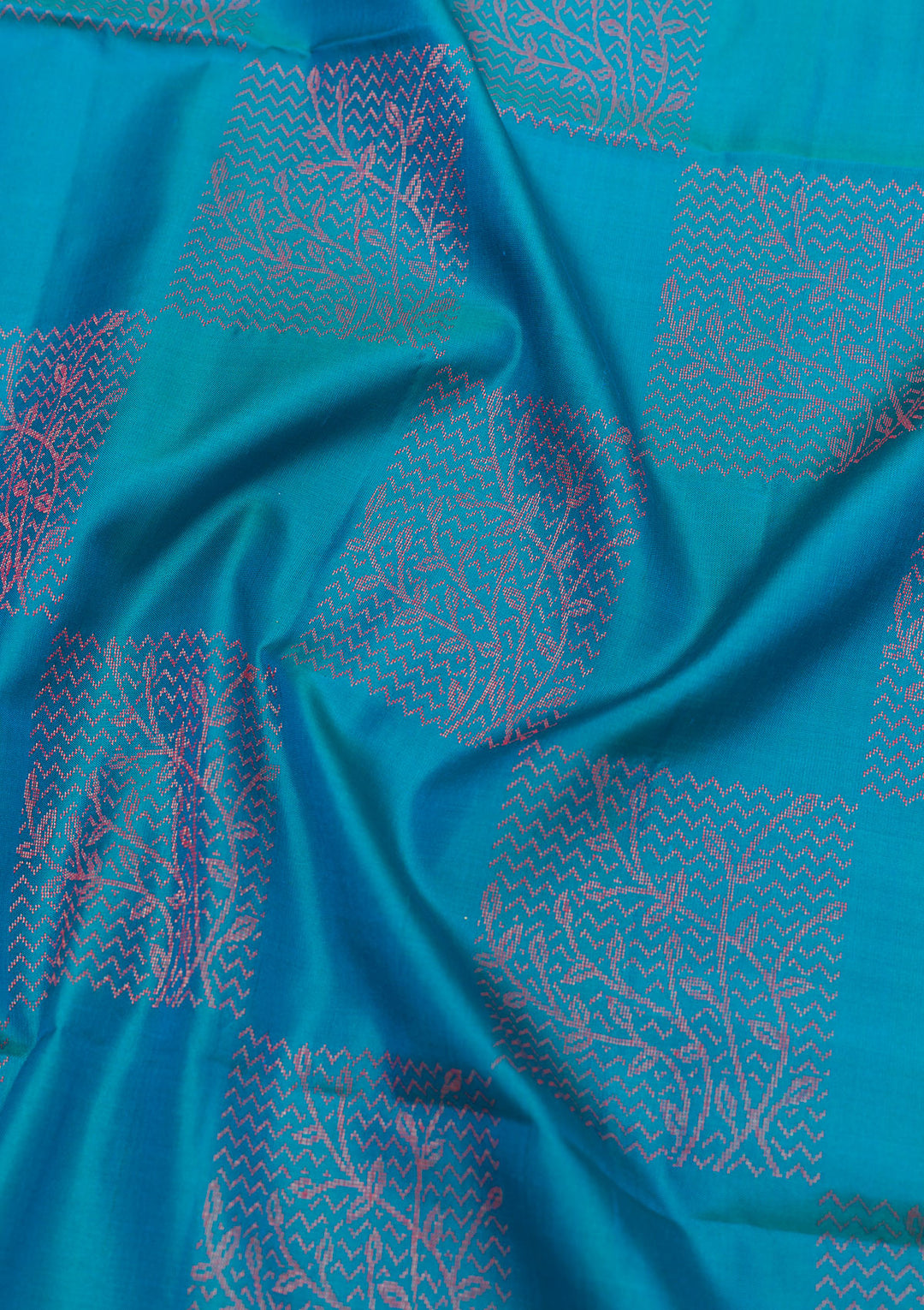 Sky Blue Zariwork Pure Silk Saree