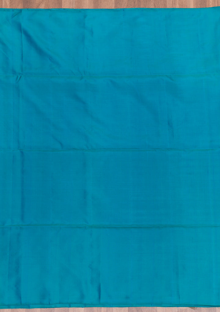 Sky Blue Zariwork Pure Silk Saree