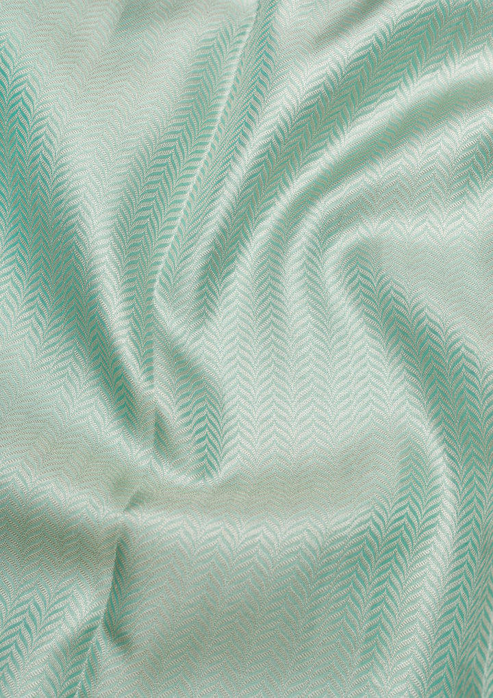 Sky Blue Zariwork Pure Silk Saree