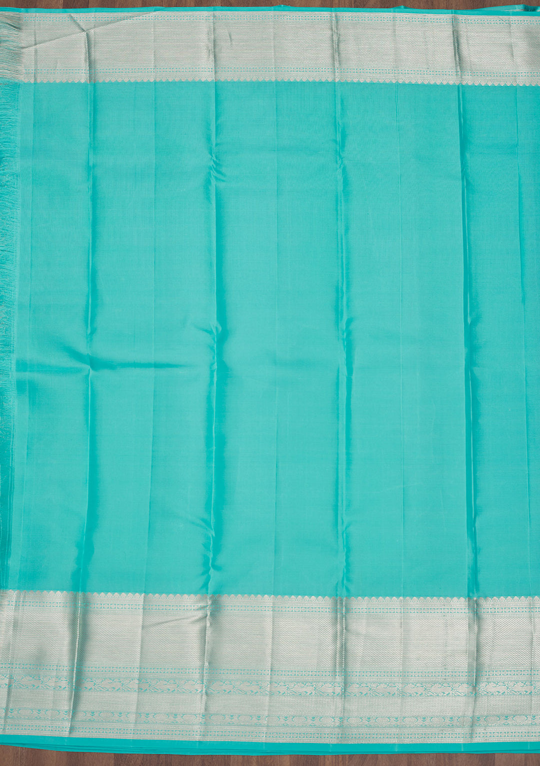 Sky Blue Zariwork Pure Silk Saree