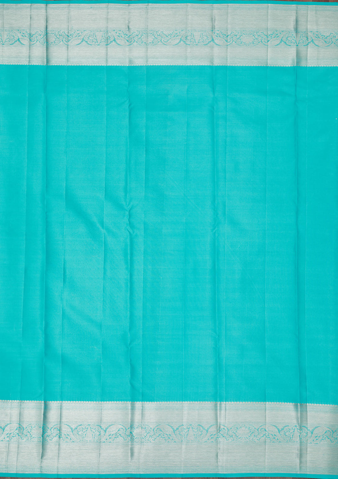 Sky Blue Zariwork Pure Silk Saree