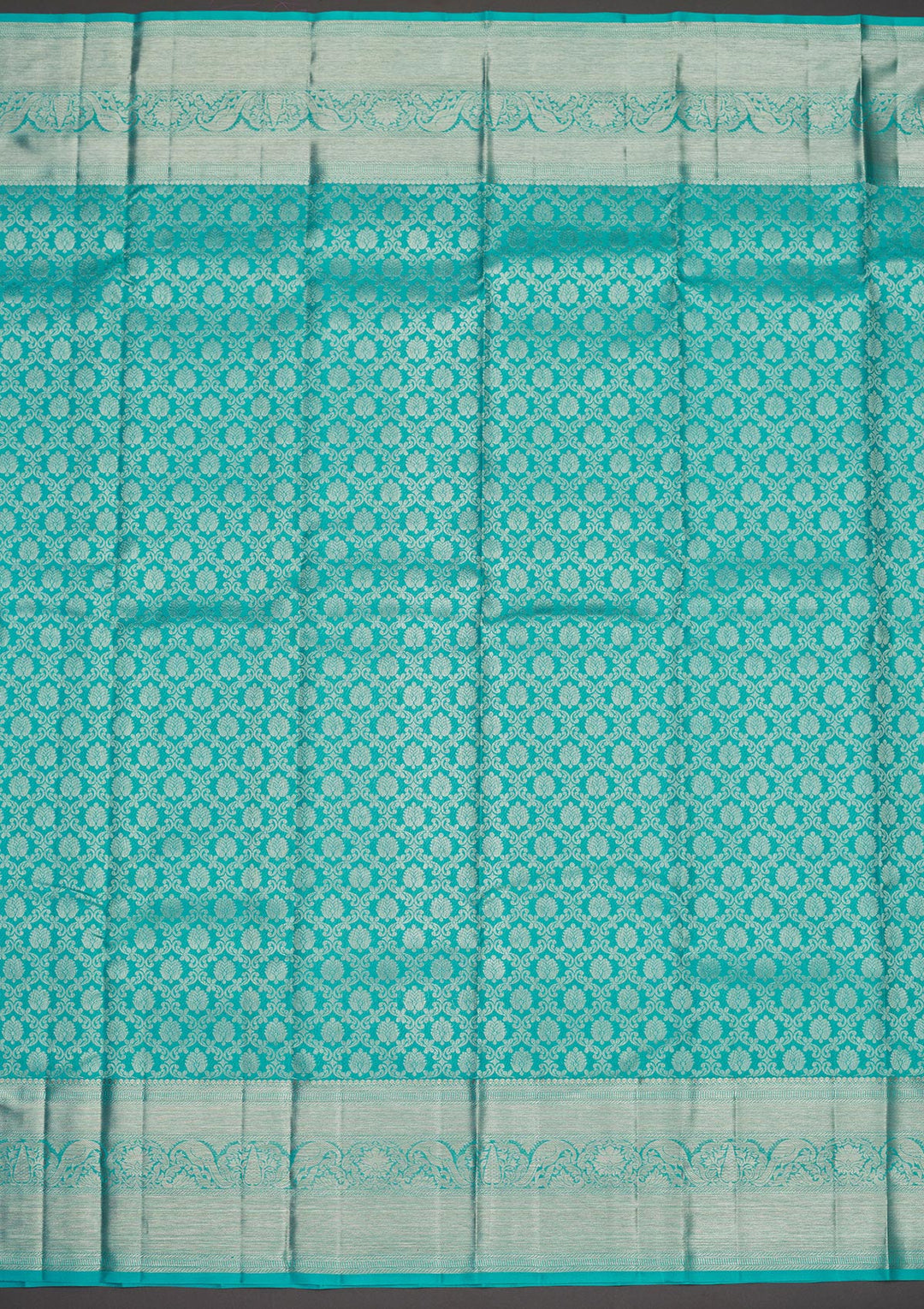 Sky Blue Zariwork Pure Silk Saree