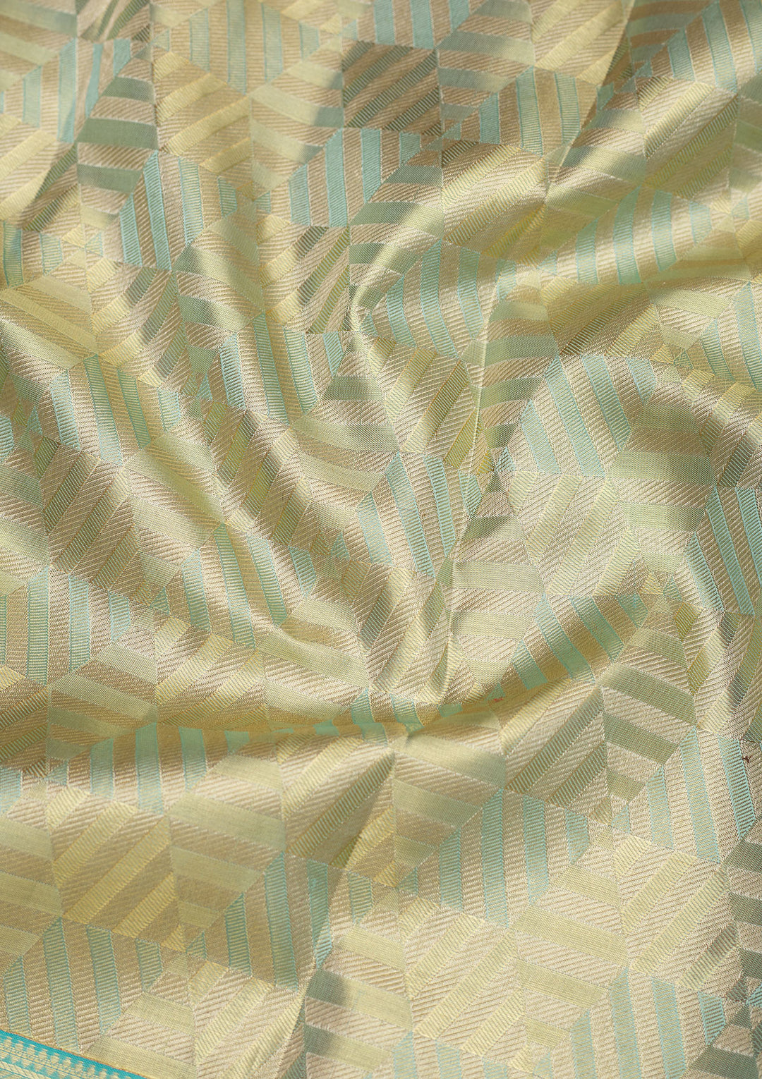 Sky Blue Zariwork Pure Silk Saree