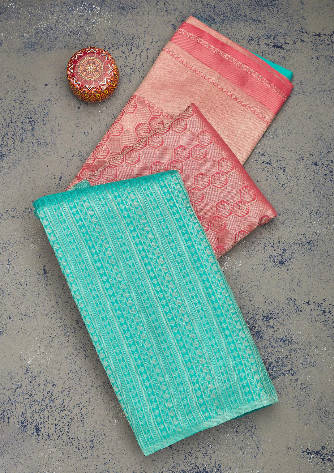 Sky Blue Zariwork Pure Silk Saree