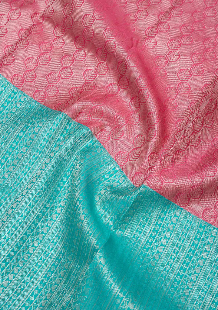 Sky Blue Zariwork Pure Silk Saree