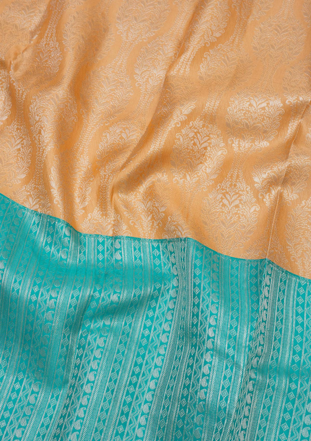 Sky Blue Zariwork Pure Silk Saree