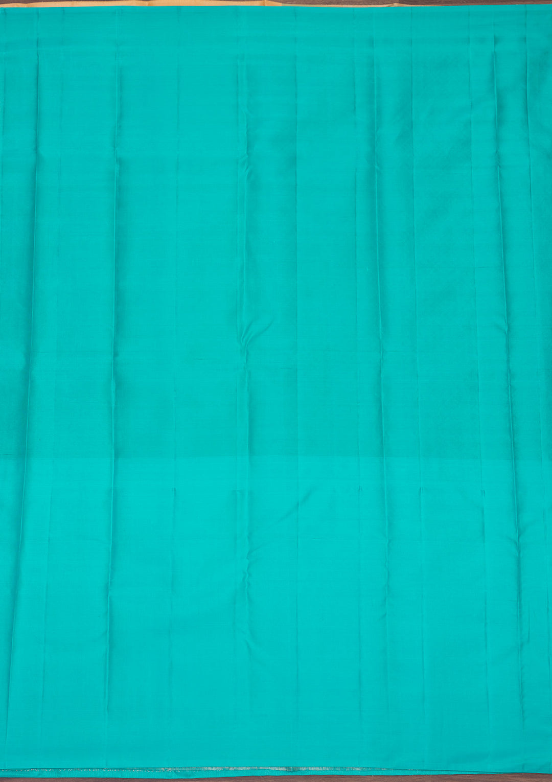 Sky Blue Zariwork Pure Silk Saree