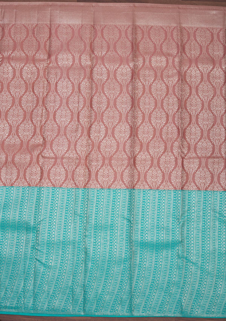 Sky Blue Zariwork Pure Silk Saree