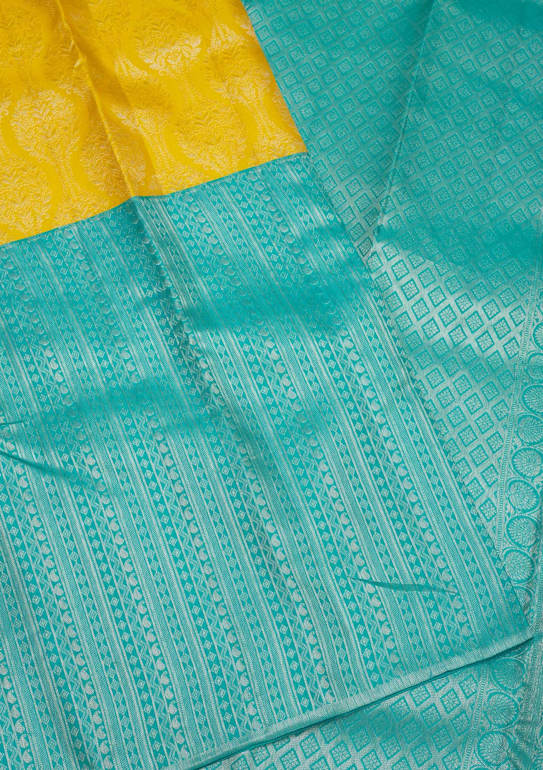 Sky Blue Zariwork Pure Silk Saree