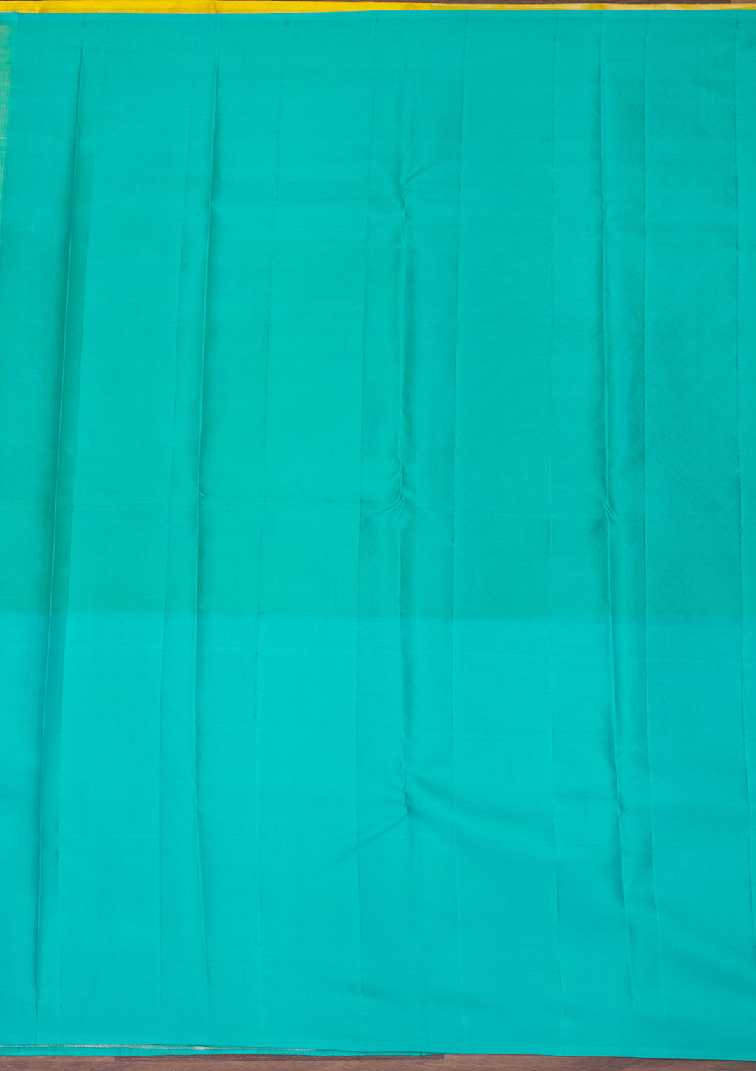 Sky Blue Zariwork Pure Silk Saree