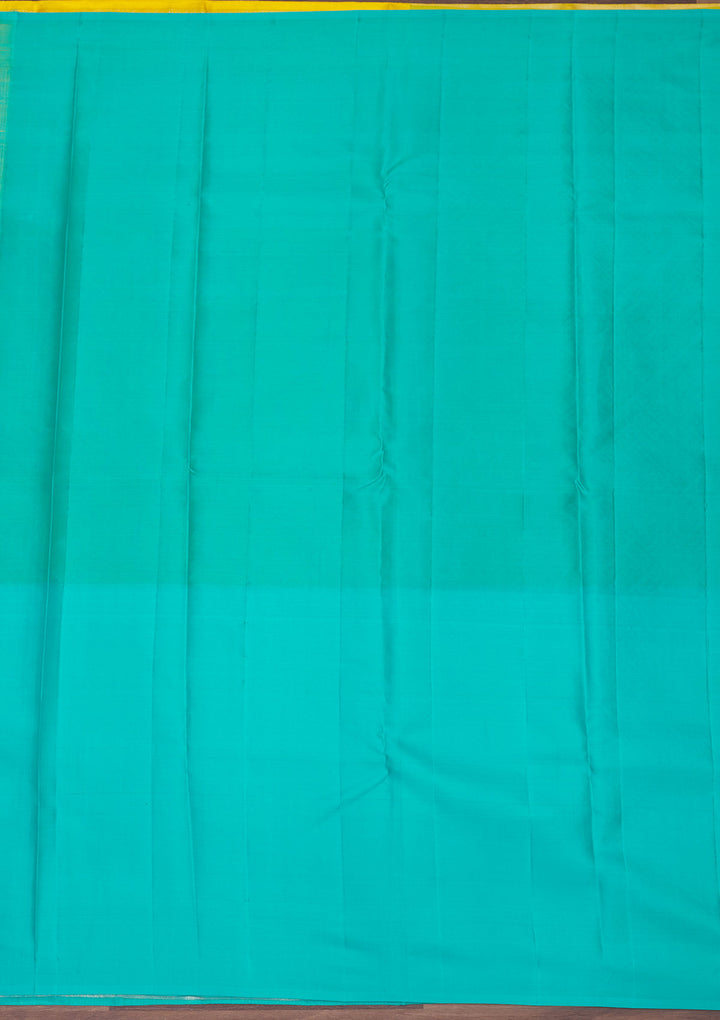 Sky Blue Zariwork Pure Silk Saree