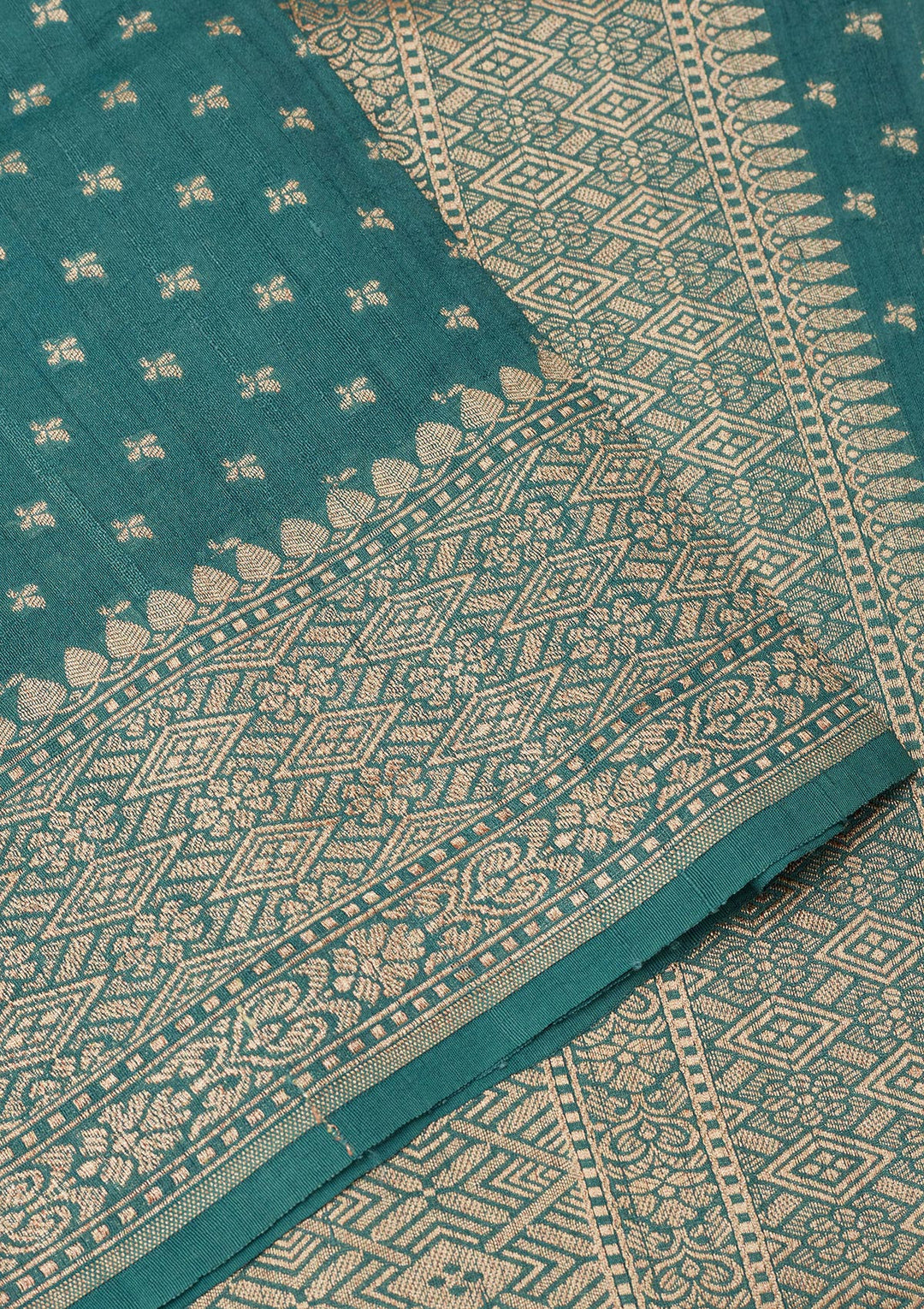 Sky Blue Zariwork Pure Silk Saree