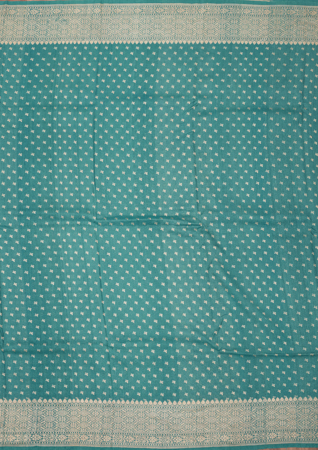 Sky Blue Zariwork Pure Silk Saree