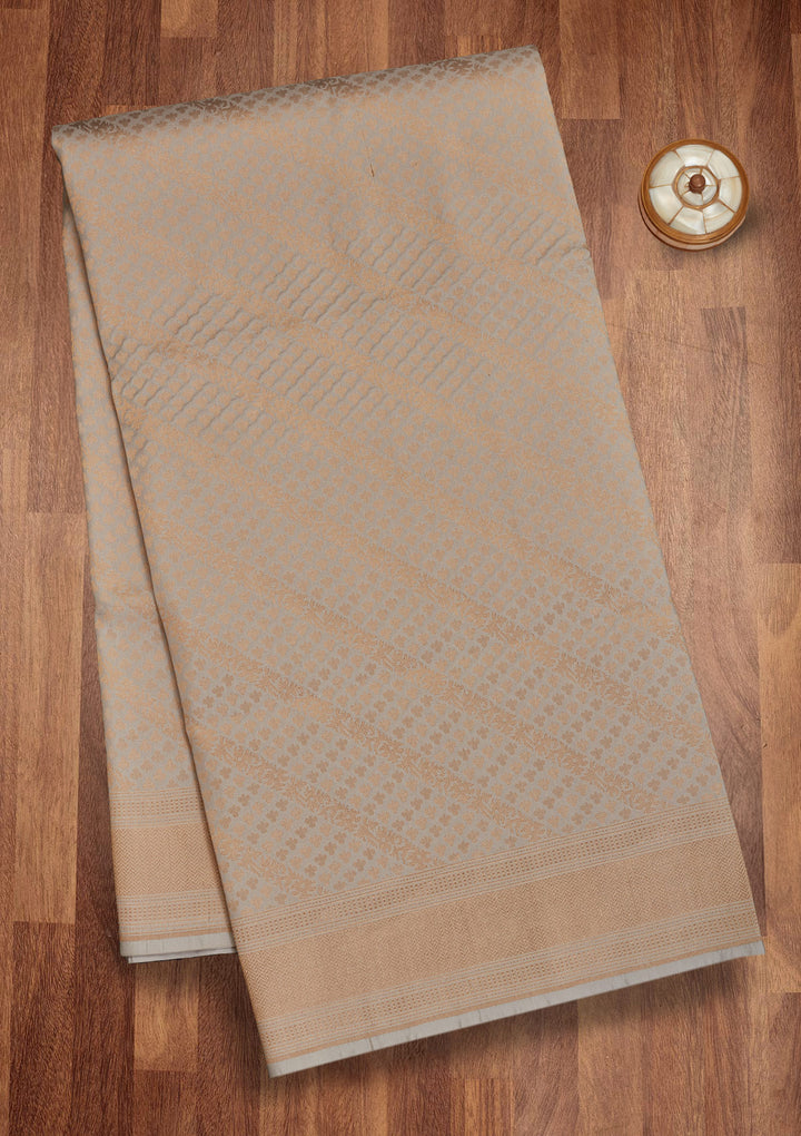 Sky Blue Zariwork Pure Silk Saree