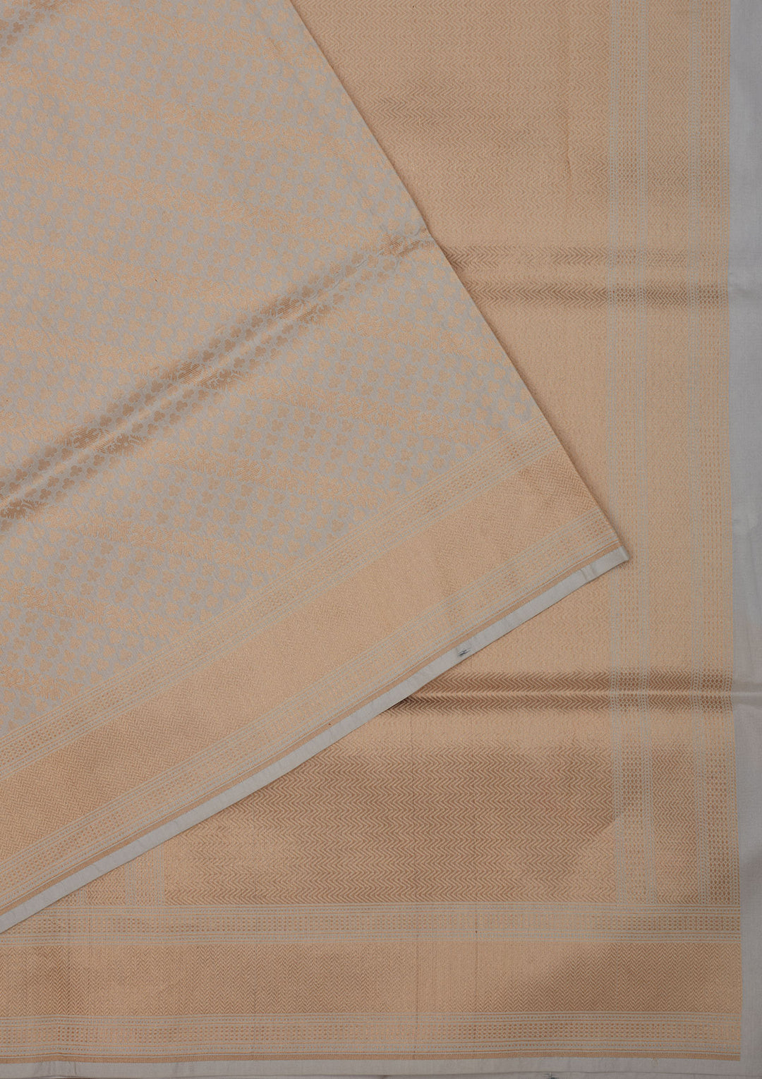 Sky Blue Zariwork Pure Silk Saree