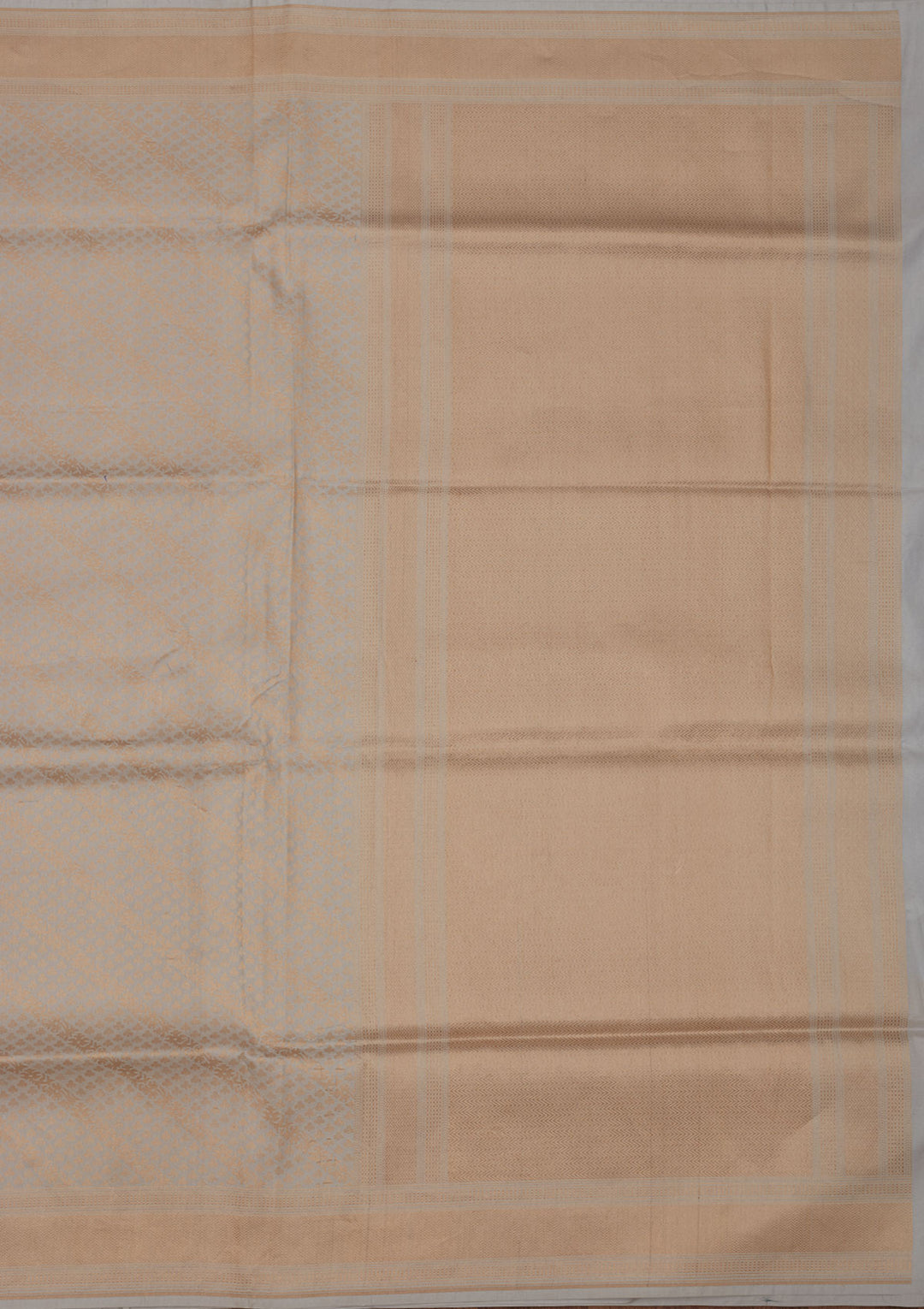 Sky Blue Zariwork Pure Silk Saree