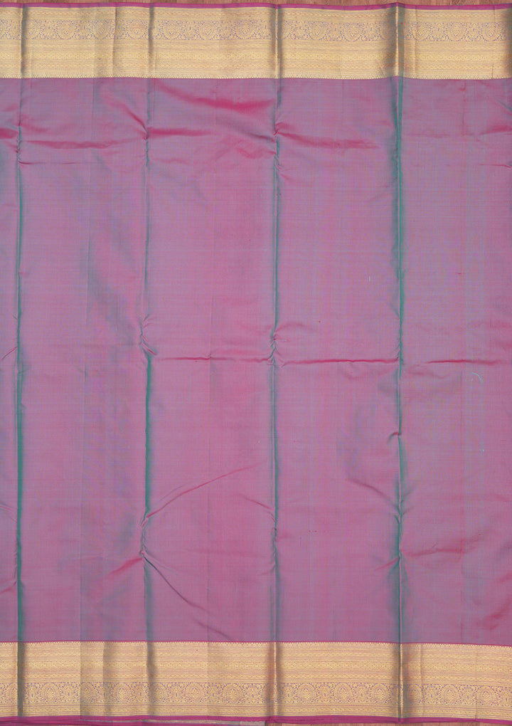 Turquoise Blue Zariwork Pure Silk Saree