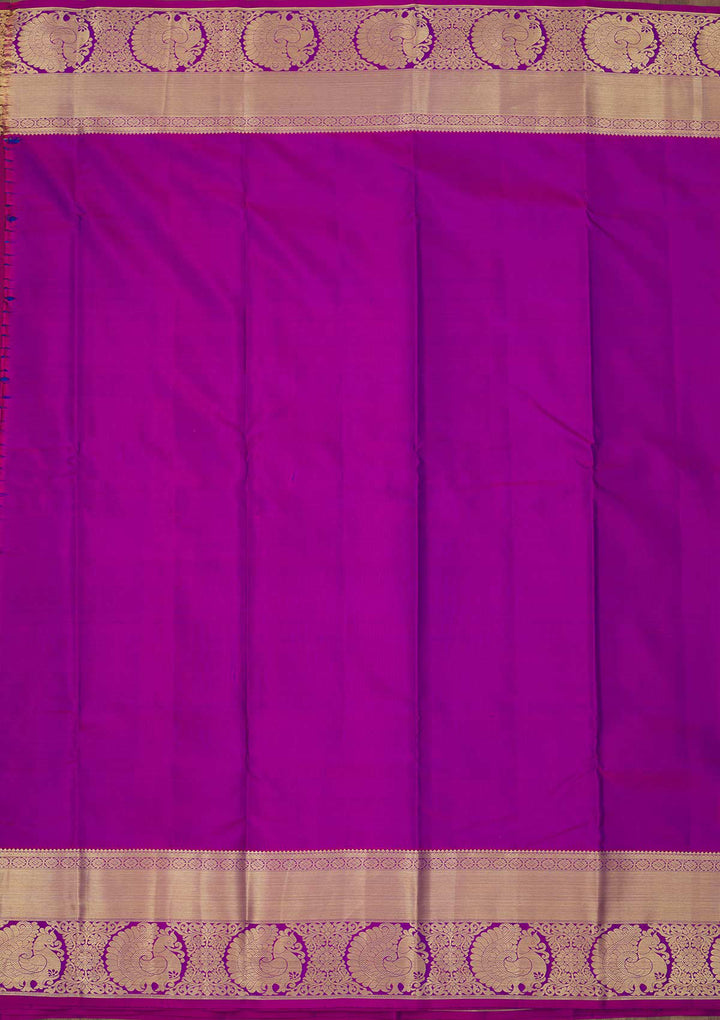 Turquoise Blue Zariwork Pure Silk Saree