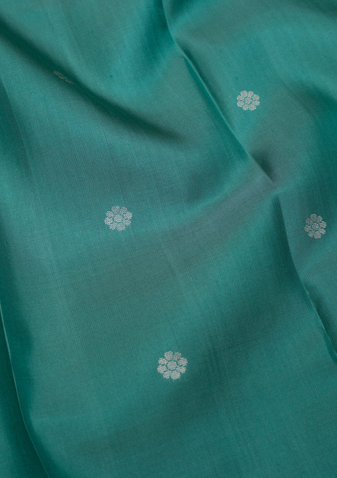 Turquoise Blue Zariwork Banarasi Pure Silk Saree