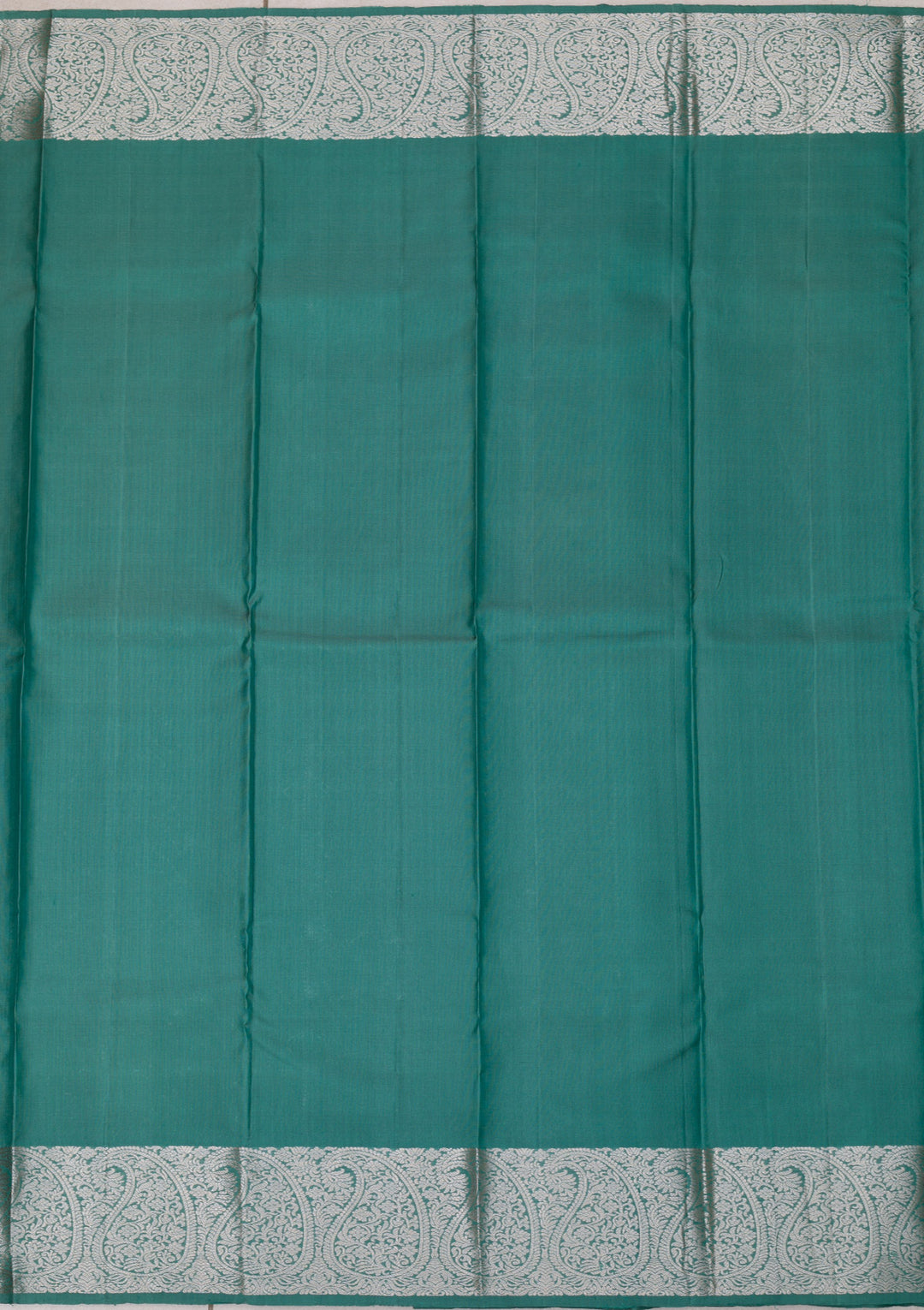 Turquoise Blue Zariwork Banarasi Pure Silk Saree