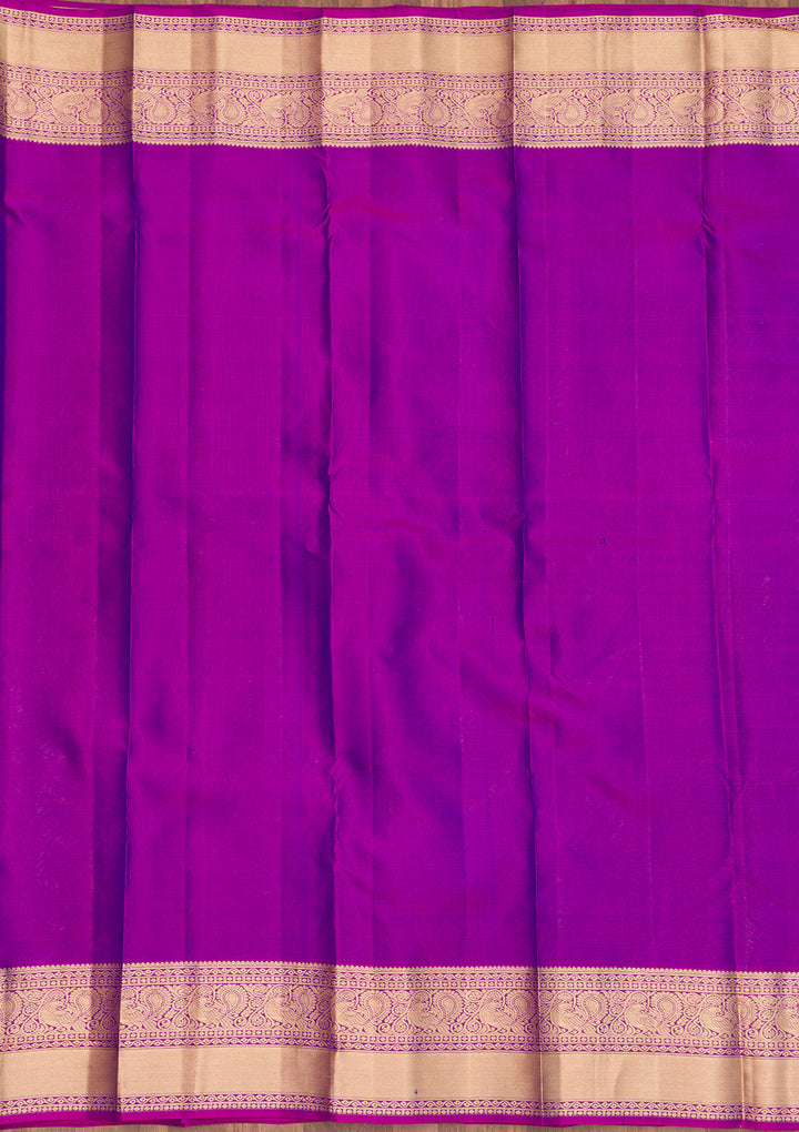 Turquoise Blue Zariwork Pure Silk Saree