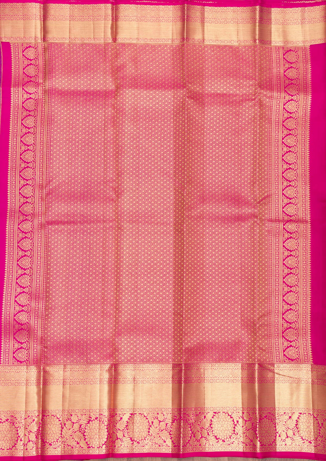 Turquoise Blue Zariwork Pure Silk Saree