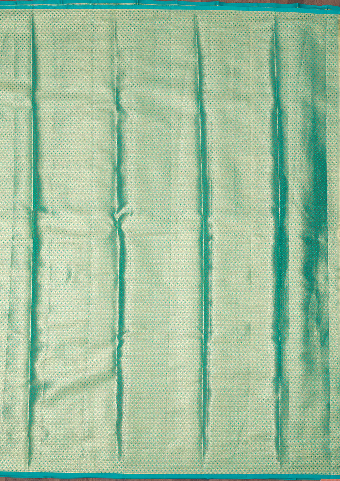 Turquoise Blue Zariwork Pure Silk Saree