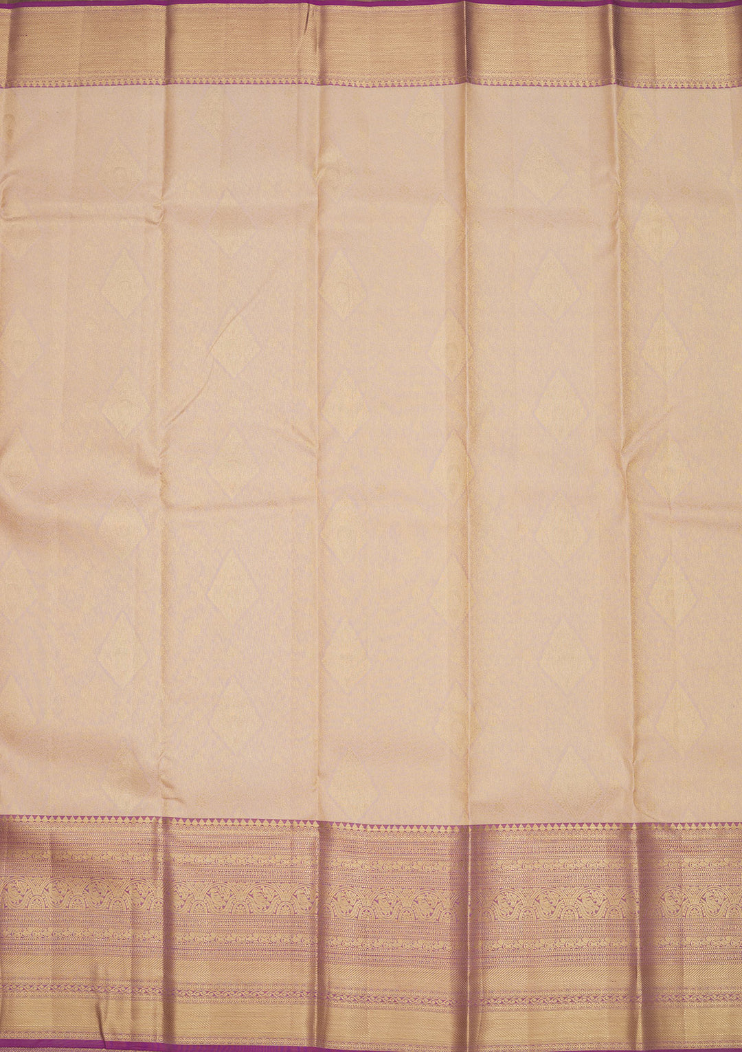 White Zariwork Pure Silk Saree
