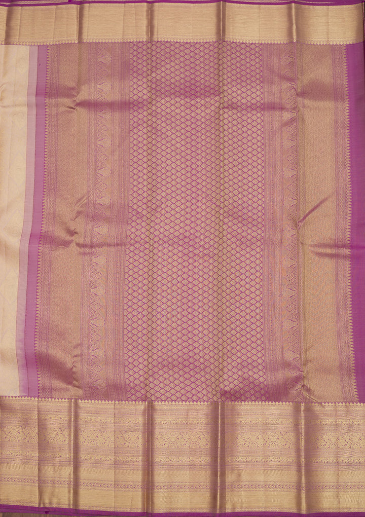 White Zariwork Pure Silk Saree