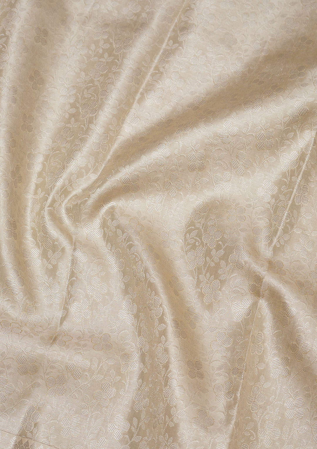 White Zariwork Pure Silk Saree