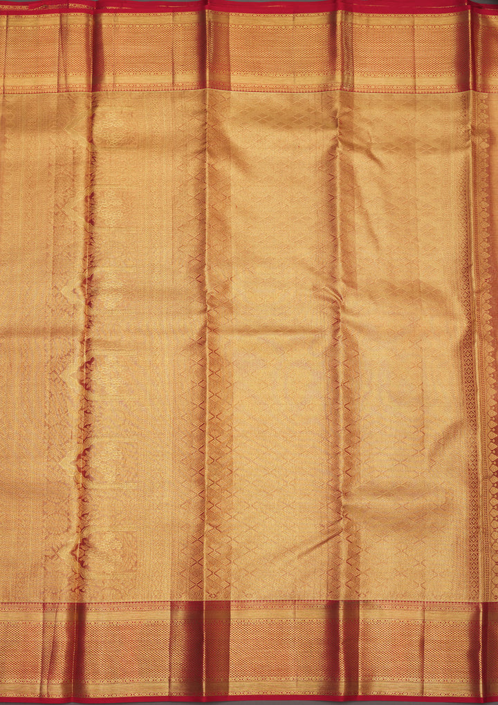 White Zariwork Pure Silk Saree
