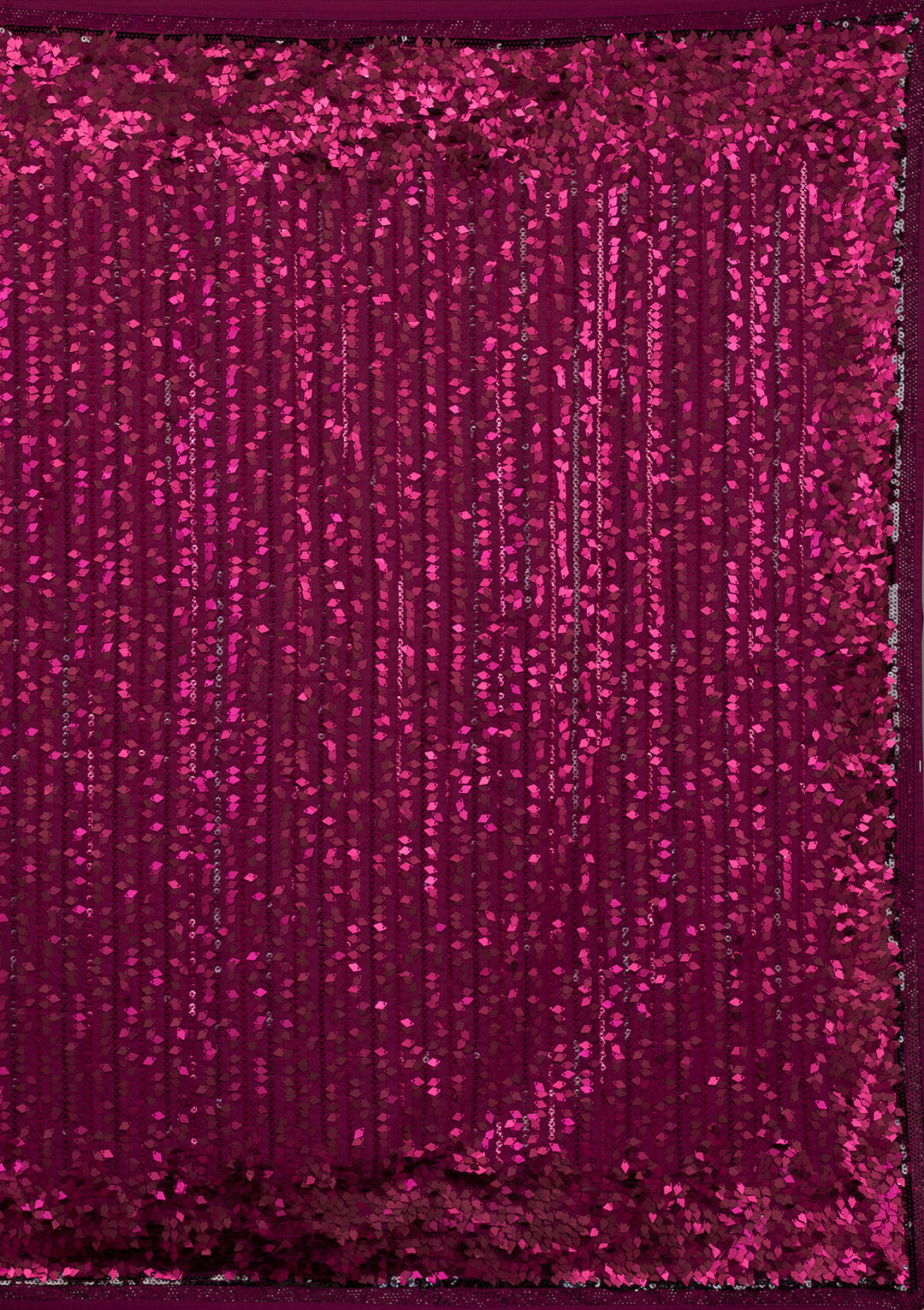 Wine Sequins Georgette Saree