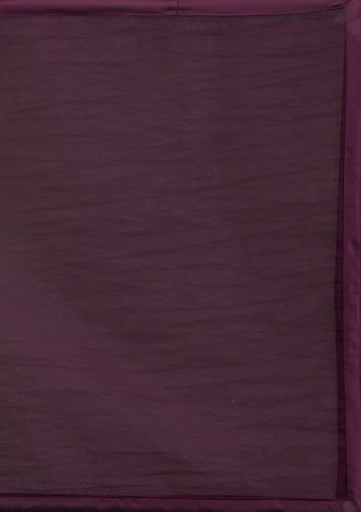 Wine Stonework Net Gown