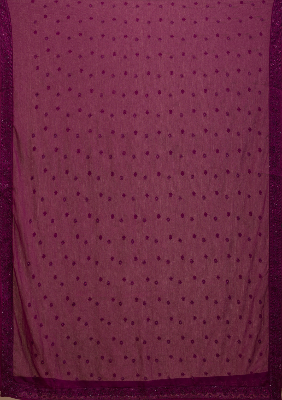 Wine Swarovski Georgette Gown