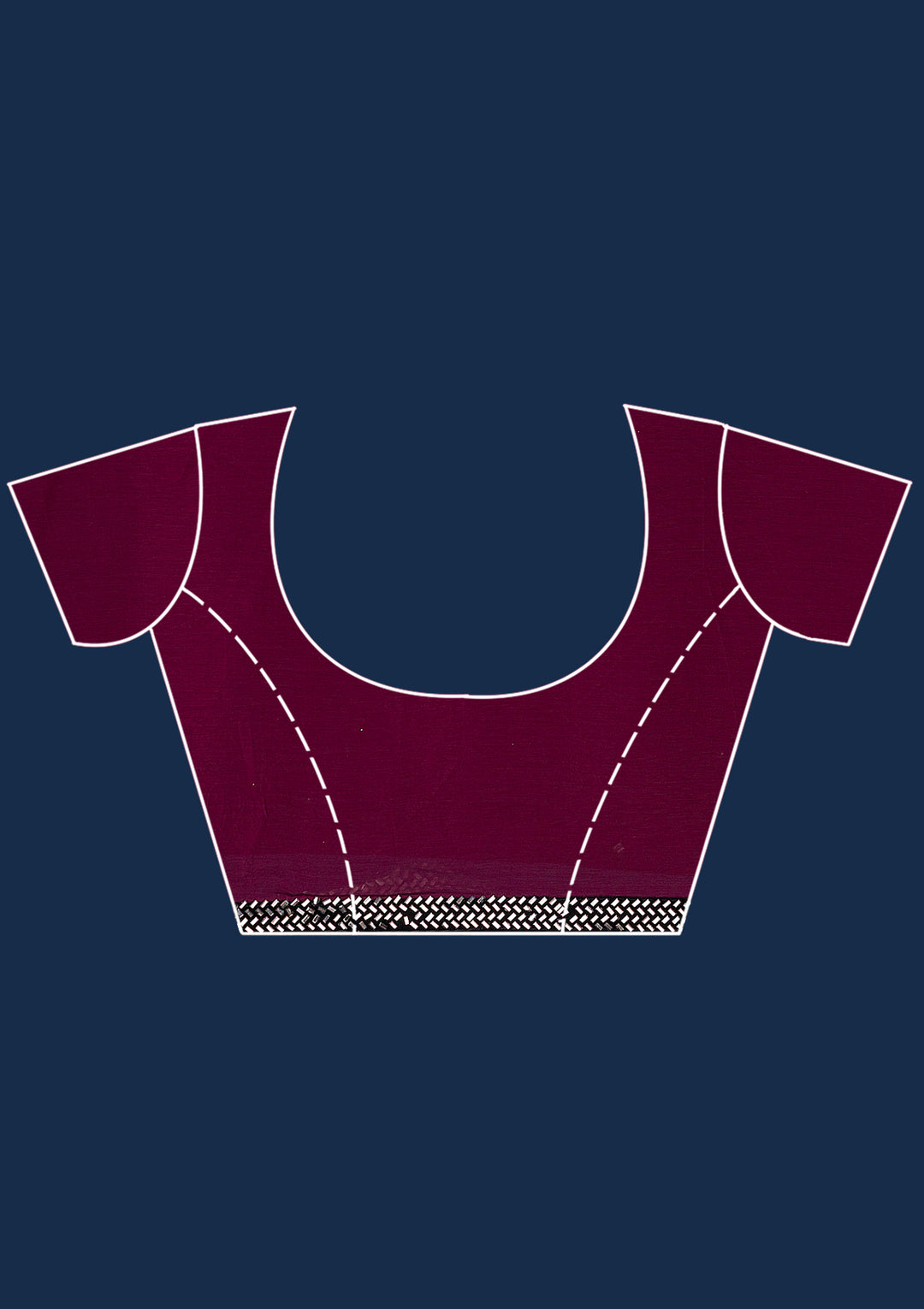 Wine Swarovski Satin Saree