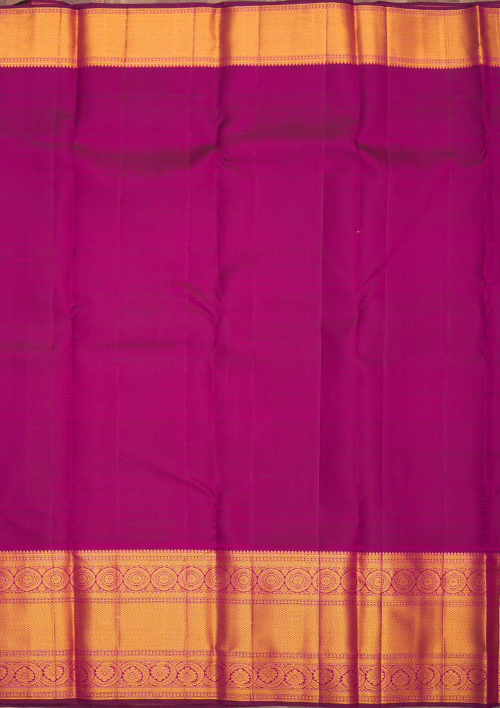 Wine Zariwork Pure Silk Saree